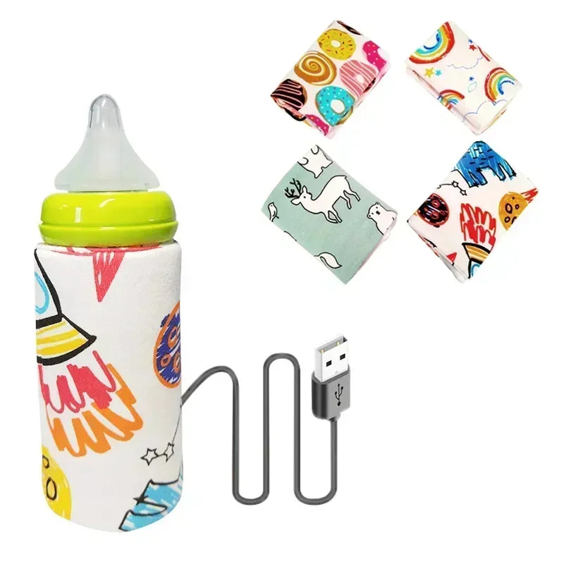 USB Baby Milk Warmer – USA Imported | Heats to 38°C, Safe & Portable