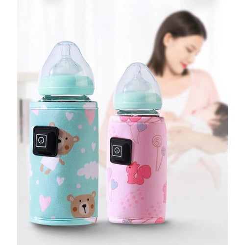 USB Baby Milk Warmer – USA Imported | Heats to 38°C, Safe & Portable