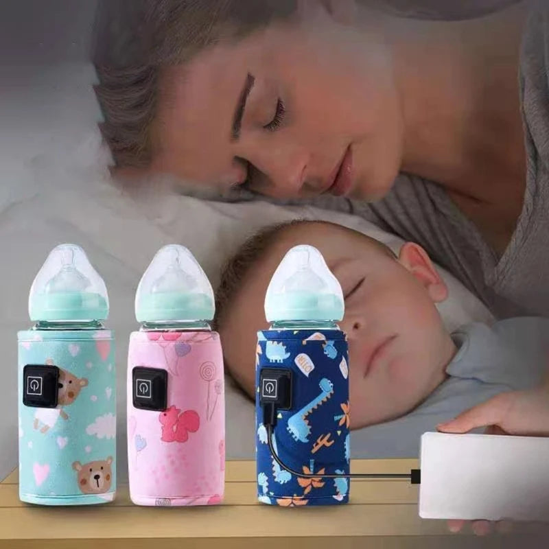 USB Baby Milk Warmer – USA Imported | Heats to 38°C, Safe & Portable