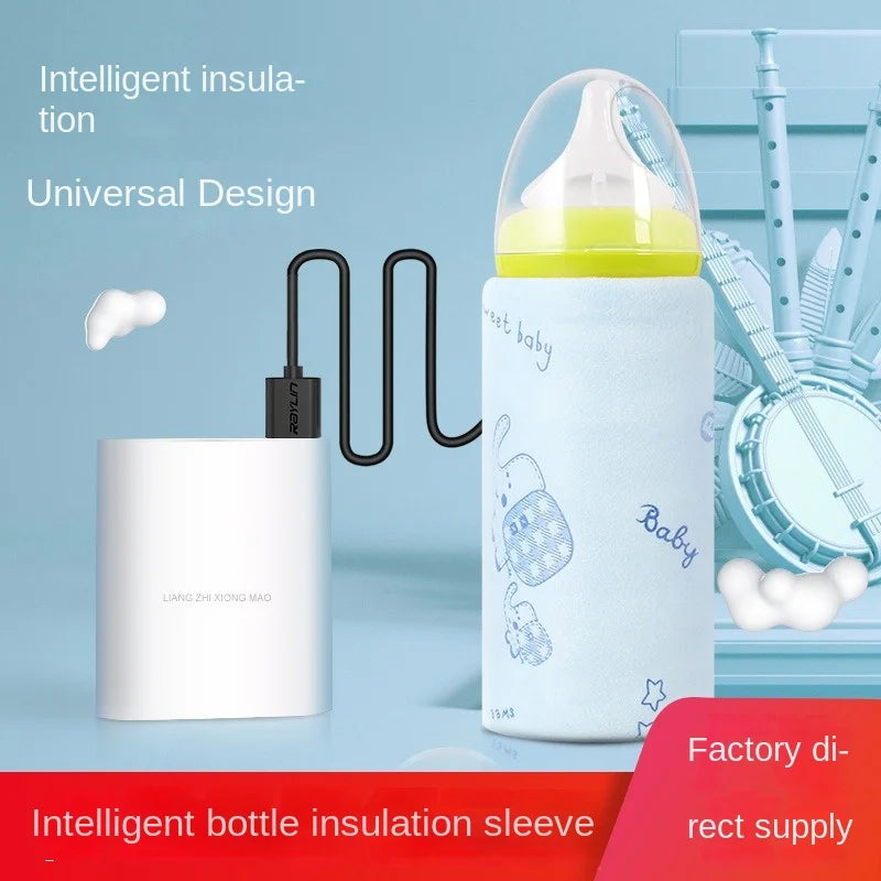 USB Baby Milk Warmer – USA Imported | Heats to 38°C, Safe & Portable