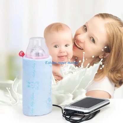 USB Baby Milk Warmer – USA Imported | Heats to 38°C, Safe & Portable