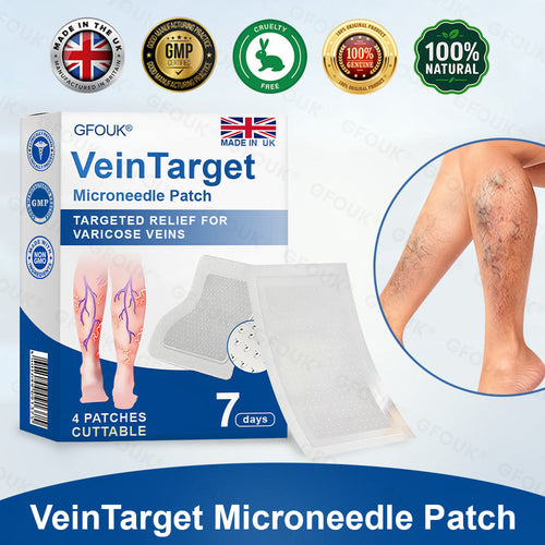 🇬🇧👨‍⚕️✅GFOUK® VeinTarget Microneedle Patch⚡Instant Relief, Long-Term Results