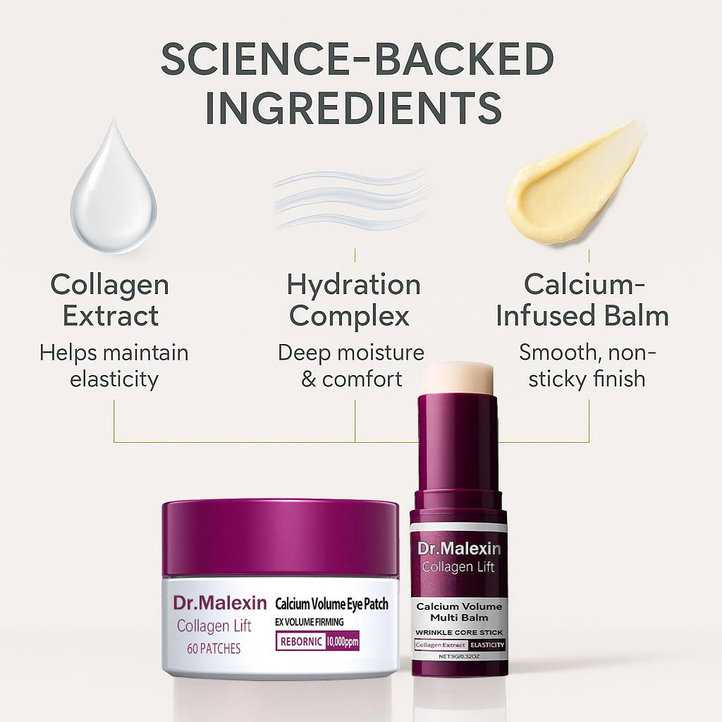 [Dr.Malexin Official]Calcium Volume Multi Balm+Eye Patch 60ea Korean Skin Care Cosmetics