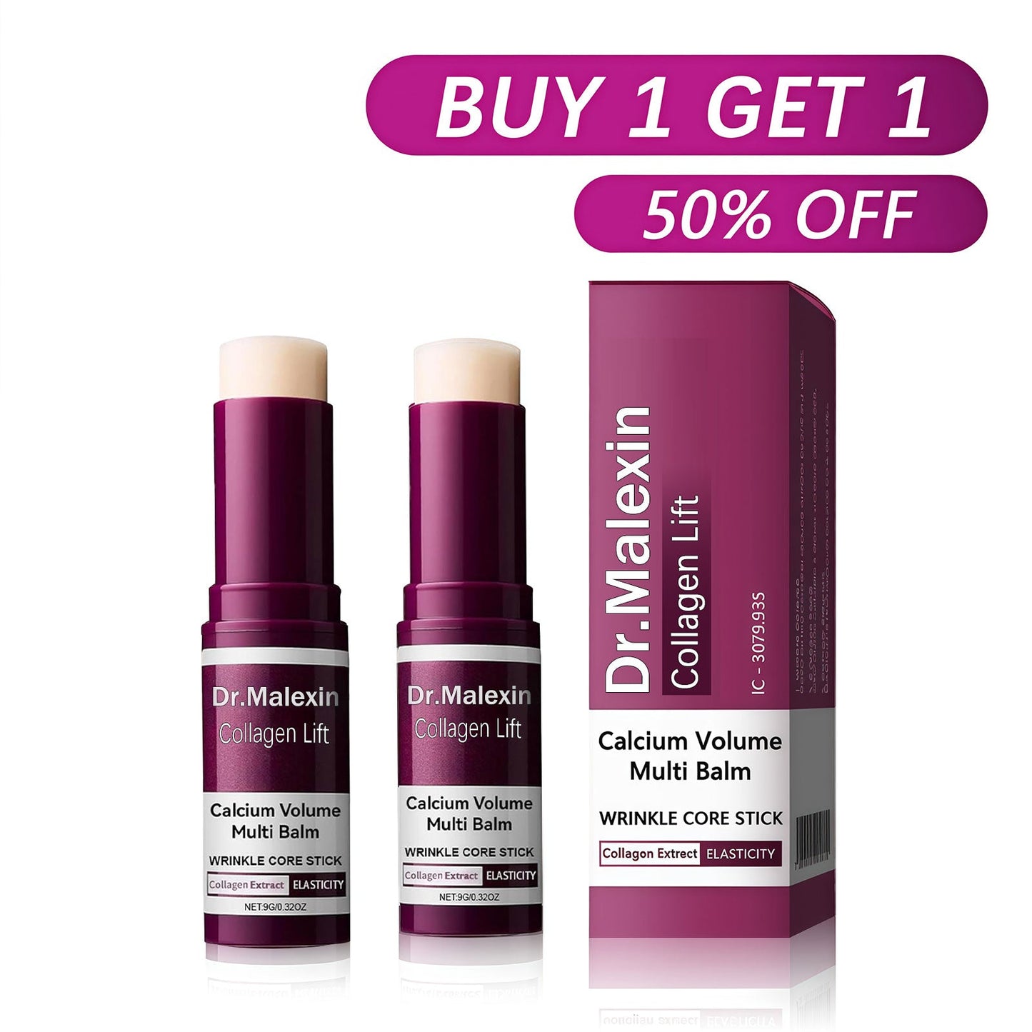 [Dr.Malexin Official]Calcium Volume Multi Balm+Eye Patch 60ea Korean Skin Care Cosmetics