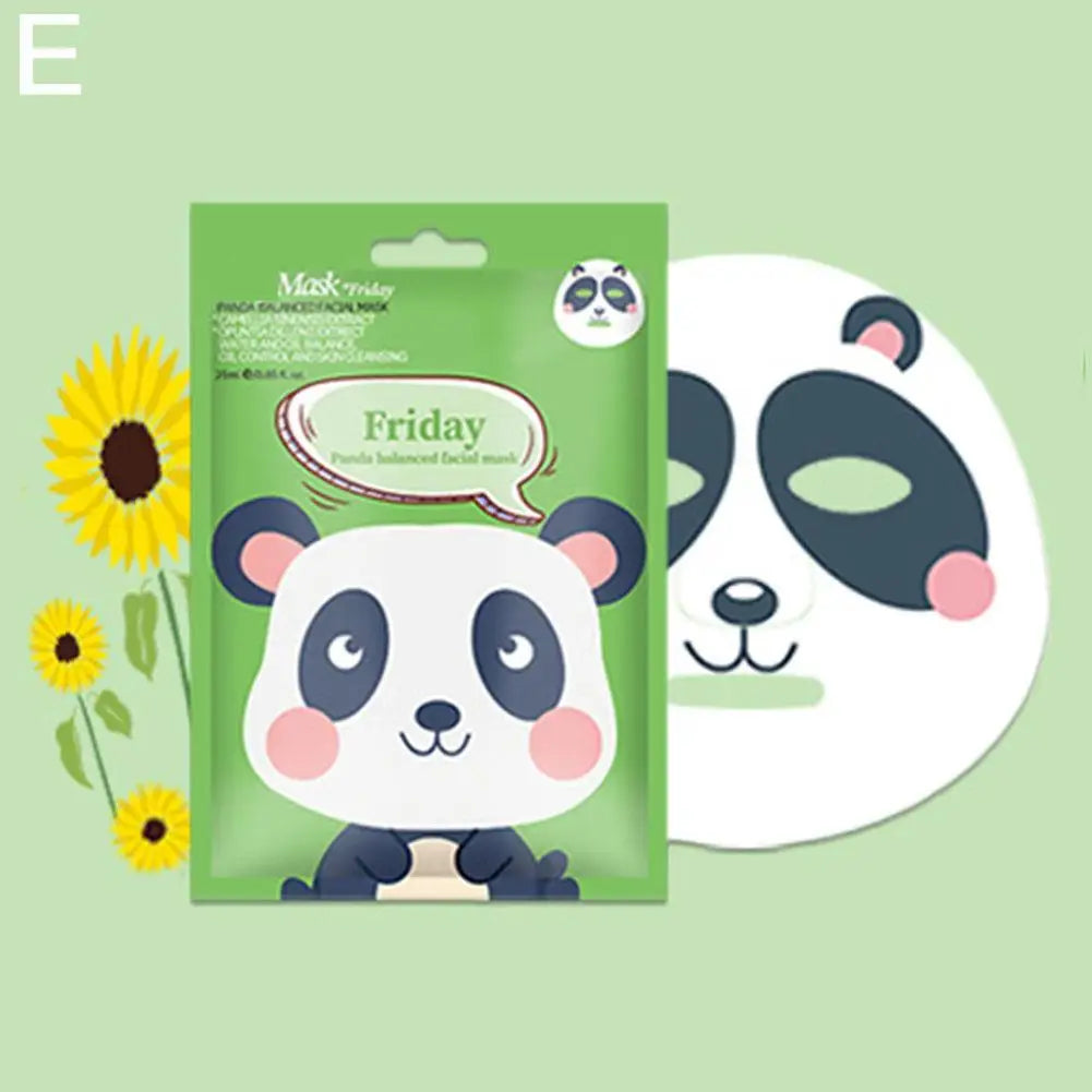 Cute Cartoon Facial Mask Moisturizing Hydrating Mask Deep Moisturizing Tender Skin Mask Dog Panda Pig Animal Mask Skin Care